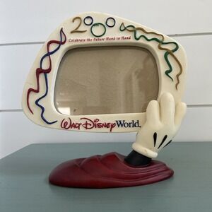Walt Disney World 2000 Picture Frame "Celebrate the Future Hand‎ in Hand"